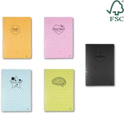 Caiete scolare import Caiet A4, 60 file, 80gsm, coperta carton 300gsm, design dots - dictando (EP-696897)