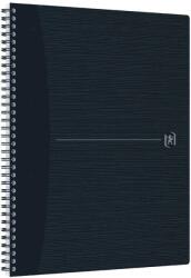 OXFORD Caiet cu spirala, OXFORD Origins, A4+, 70 file-90gsm, Scribzee, coperta PP neagra - dictando (OX-400149999)