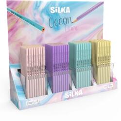 Silka Display cu creioane, 4culori x 72buc(288buc)/display, SILKA Ocean Prime (SK-514914)