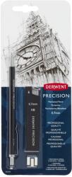 Derwent Creion mecanic metalic DERWENT Professional, HB 0.7 mm, rezerve mine si radiere incluse, negru (DW-2302429)