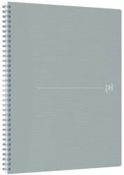 OXFORD Caiet cu spirala, OXFORD Origins, A4+, 70 file-90gsm, Scribzee, coperta PP gri deschis - mate (OX-400150008)