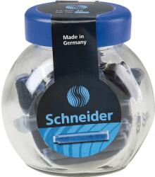 Schneider Patroane SCHNEIDER, 30buc/borcan cu capac plastic - cerneala albastru royal (S-6703)