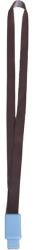 Kejea Lanyard textil, 15mm latime, clip retractabil, KEJEA - cafeniu (KJ-K-1531-CO) - forit