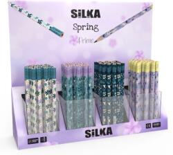 Silka Display cu creioane, 4modele x 40buc(160buc)/display, SILKA Spring Jumbo (SK-515249)