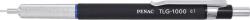 PENAC Creion mecanic profesional PENAC TLG - 1000, 0.7mm, grip metalic, varf cilindric fix, negru, blister (P-SD0602-GC7)