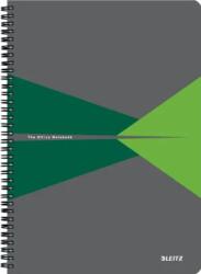 Leitz Caiet de birou LEITZ Office, carton laminat, certificare FSC, reciclabil, A4, 90 coli, cu spira, dic (L-46481055)