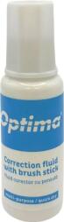 Optima Lipici si corector Optima Fluid corector Optima, 10ml, cu pensula, pe baza de solvent (garantie 3 ani) (OP-39000010)
