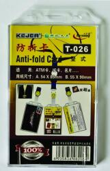 Kejea Suport PP, pentru carduri, 54 x 85mm, vertical cu sistem anti-alunecare, 5 buc/set, KEJEA - transp (KJ-T-026V) - forit