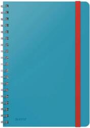 Leitz Caiet LEITZ Cosy, coperta dura, FSC, reciclabil, B5, 80 coli, cu spira, dictando, albastru celest (L-45270061)