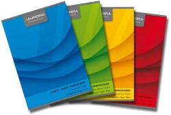 Aurora Caiet A4, 60 file - 70g/mp, liniat stanga, coperta carton color, AURORA Office - matematica (60LQ5) - forit