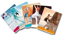 Aurora Caiet A5, 48 file - 80g/mp, liniat stanga, coperta imagini sport, Aurora Splendid - dictando (148P1L) - forit