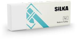 Silka Radiera pentru creion, 59.5x22x11mm, PVC-free, nu lasa reziduuri, SILKA Text Mate - alba (SK-501006)