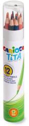 CARIOCA Creioane colorate CARIOCA Tita, 12 culori/tub (CA-43340)