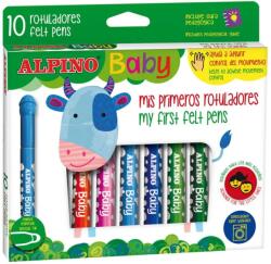 Alpino Carioca lavabila, 10 culori/set, ALPINO Baby - Maxi (MS-AR002010) - forit
