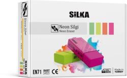 Silka Radiera pentru creion, 44x22x13.5mm, PVC-free, nu lasa reziduuri, SILKA Neon - culori asortate (SK-501051)
