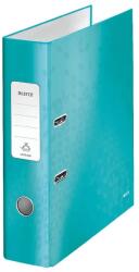 Leitz Biblioraft LEITZ 180 WOW, carton laminat, partial reciclat, FSC, A4, 80 mm, turcoaz (L-10050051)