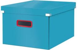 Leitz Cutie depozitare LEITZ Cosy Click & Store, carton laminat, pliabila, capac, maner, 28x20x37cm, albas (L-53480061)