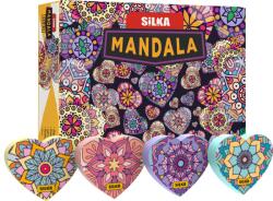 Silka Cutie cu radiere pt creion, nu lasa reziduuri, 36buc/cutie, SILKA Mandala-forma inima, design asorta (SK-501662)