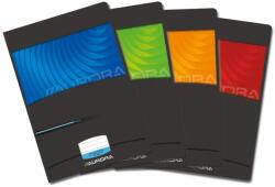 Aurora Caiet A4, 36 file - 90g/mp, liniat stanga, coperta carton lucios, Aurora Mano - dictando (36MT) - forit