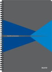 Leitz Caiet de birou LEITZ Office, carton laminat, certificare FSC, reciclabil, A4, 90 coli, cu spira, mat (L-46471035)