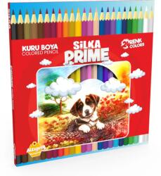 Silka Creioane colorate, 24 culori/cutie, SILKA Prime (SK-510480)