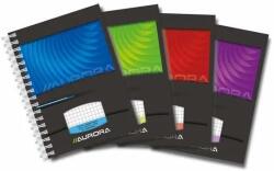 Aurora Caiet cu spirala, A6, 50 file - 90g/mp, coperti carton lucios, Aurora Mano - matematica (W650MQ5) - forit