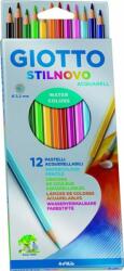 GIOTTO Creioane colorate 12 culori/cutie, GIOTTO Stilnovo Aquarell (GT-025570000)