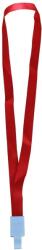 Kejea Lanyard textil, 15mm latime, spring clip, KEJEA - rosu (KJ-K-1528-RE) - forit