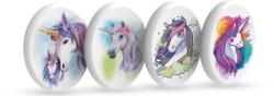 Silka Radiera pentru creion, 44x58x10mm, PVC-free, nu lasa reziduuri, SILKA Unicorn - forma ovala - alba (SK-501280)