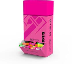 Silka Display cu radiere pt creion, 44x22x13.5mm, 240buc/display, SILKA Neon - asortate (SK-503673)