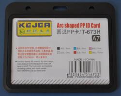 Kejea Suport PP tip arc, pentru carduri, 105x74mm, orizontal, 5 buc/set, KEJEA - negru (KJ-T-673H)