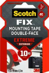 3M 3M-Scotch Banda de montare pentru exterior, 19mm x 1.5m, sustine 1 kg/15cm, 3M - SCOTCH Fix (3M-4046719732241)
