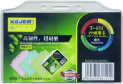 Kejea Suport PP, pentru carduri, 90 x 55mm, orizontal cu sistem de agatare, 10 buc/set, KEJEA - transp (KJ-T-151H) - forit