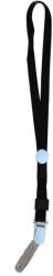 Kejea Lanyard textil, 15mm latime, KEJEA - negru (KJ-K-1509-BK) - forit