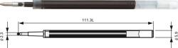 PENAC Rezerve cu gel PENAC GBR3, 2 buc/set, 0.7mm, pentru FX-7, CCH-3 gel, E-grip - rosu (P-GBR30702-PB2)