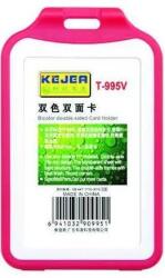 Kejea Suport PP tip flip, pentru carduri, 54x85mm, vertical, 5 buc/set, KEJEA - rosu (KJ-T-994V-RE)