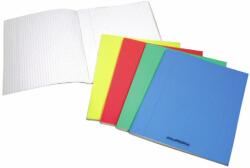 Aurora Caiet A5, 36 file - 80g/mp, liniat stanga, coperta PP transparent color, Aurora - dictando (136PP1L) - forit