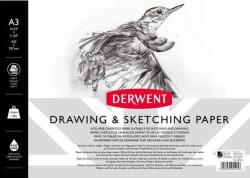 DERWENT Caiet pentru schite si desen DERWENT Professional, A3, cu spira, 30 coli, 165gsm, hartie alba (DW-2300141)