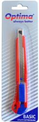 Cuttere OPTIMA Cutter Optima Basic, lama 9mm SK7, sina metalica, ABS (OP-383009113)