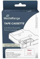 MediaRange Banda etichete MediaRange Benzile etichete Mediarange 12mm, 7m, rosu pe alb (MRDY45805)