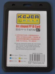 Kejea Suport PP tip arc, pentru carduri, 74x105mm, orizontal, 5 buc/set, KEJEA - negru (KJ-T-673V)