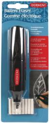 Derwent Radiera electrica DERWENT Professional, cu baterii, 8 rezerve incluse, negru (DW-2301931)