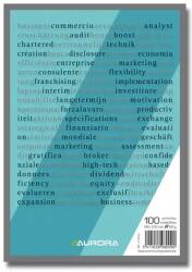 Aurora Blocnotes capsat, A5, 100 file - 60g/mp, microperforatii, Aurora Office - velin (2100GU)