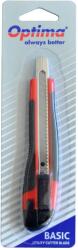 Optima Cutter Optima Basic, lama 9mm SK7, sina metalica, ABS cu rubber grip (OP-382009493)