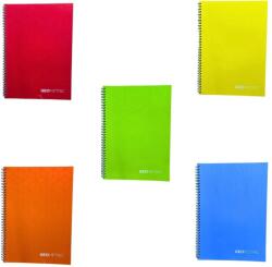 Caiete scolare import Caiet cu spirala, A4, 70 file, 70gsm, coperta carton 300gsm, design geometrics - velin (EP-022815)