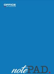 Office Products Blocnotes A4, 100 file - 60gsm, lipit pe latura mica, coperta albastra, Office Products - matematica (OF-16040015-99) - forit