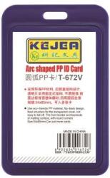 Kejea Suport PP tip arc, pentru carduri, 55x85mm, vertical, 5 buc/set, KEJEA - bleumarin (KJ-T-672V)