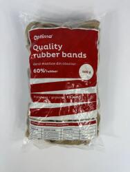 Optima Benzi elastice Optima Elastice pentru bani, 60% cauciuc, 500gr/punga, D120, grosime 8mm x 1.5mm, Optima - natural (OP-600580120)