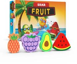 Silka Cutie cu radiere pt creion, nu lasa reziduuri, 36buc/cutie, SILKA Fruit - design fructe (SK-501723)