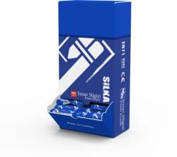 Silka Display cu radiere pt creion, 44x22x13.5mm, 240buc/display, SILKA Exam - albastre (SK-503758)